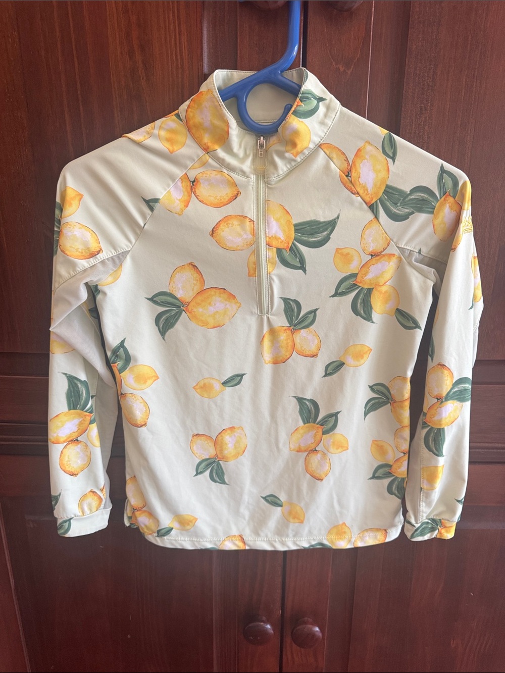 Kastel Denmark Girls' Lemon-Print equestrian sun shirt